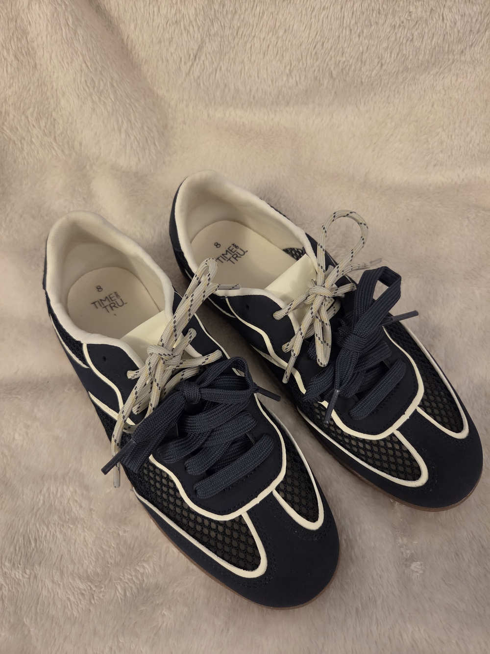 Time and Tru Navy and White Women's Sneakers